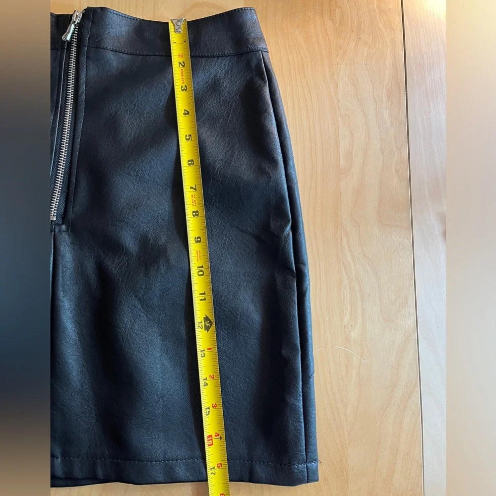 Zeagoo NWOT faux leather high waist pencil skirt size S - Picture 4 of 9